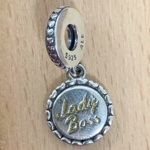 Pandora Lady Boss Charm, S925 Silver Bracelets